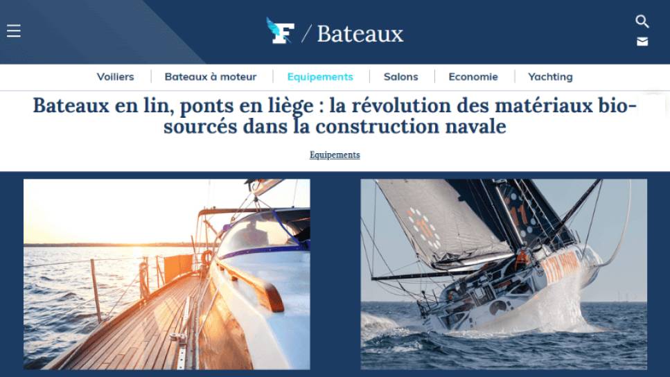 Bateaux en lin et ponts en liège : la révolution des matériaux biosourcés