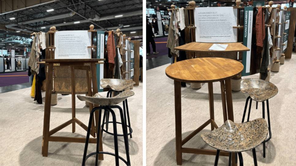 Assises de tabouret Flaxcomp® : l’innovation biosourcée présentée à Première Vision